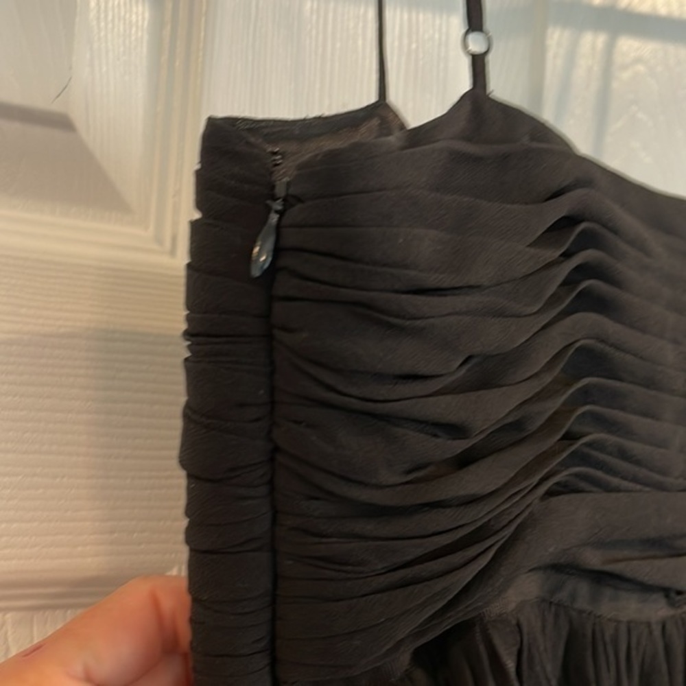 Karen Mullen Black silk cocktail dress - Picture 5 of 7